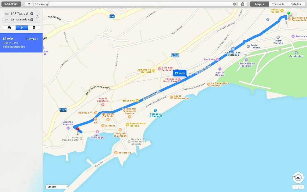 ゲストハウス ホテル La Mansarda Sul Porto カモーリ